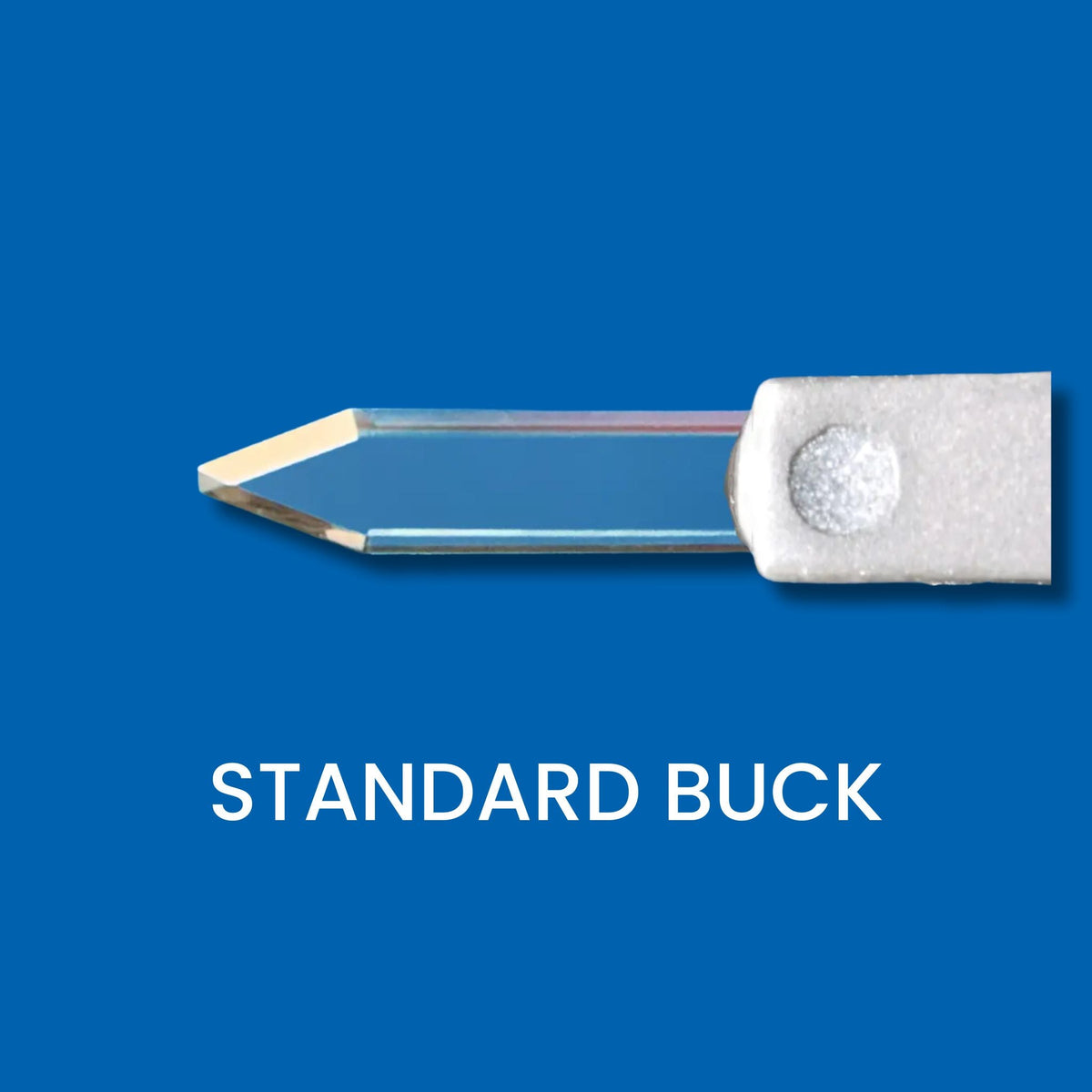 Standard buck diamond knife with Titanium President handle for Paracentesis.