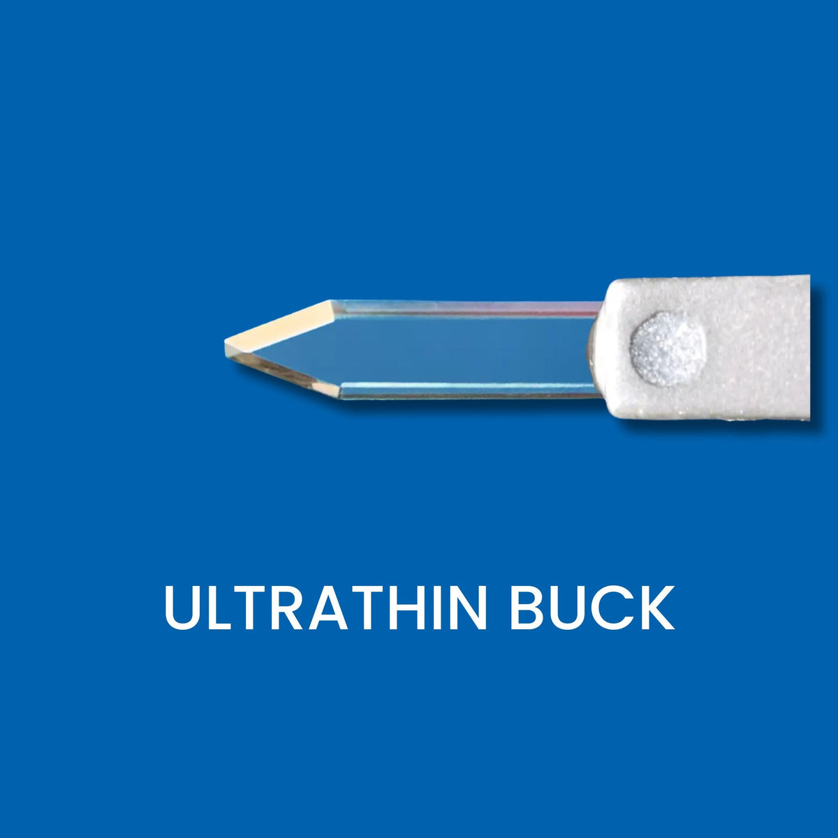 Ultrathin buck diamond knife with Titanium President handle for Paracentesis.