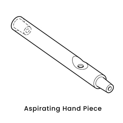 view of anodyne aspirating hand piece