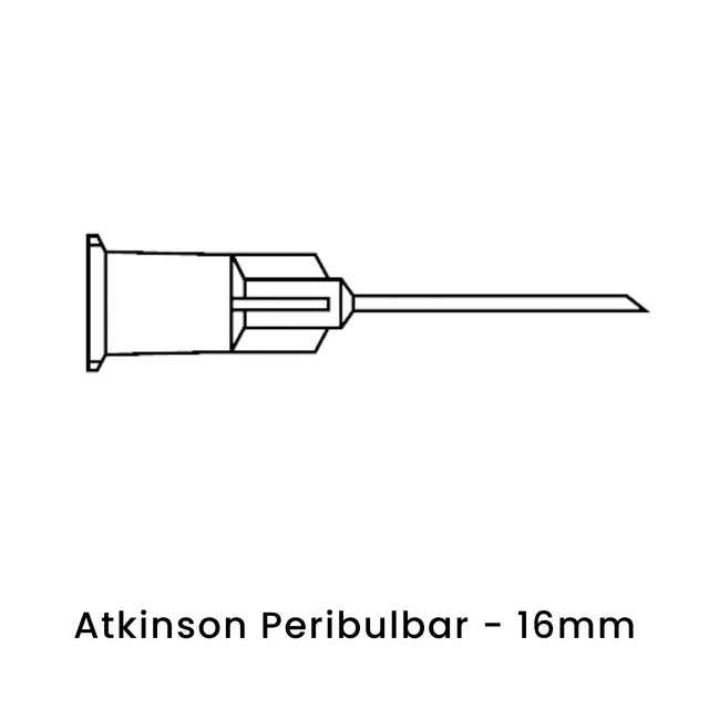 view of anodyne atkinson peribulbar 16mm