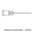 view of anodyne atkinson peribulbar 22mm