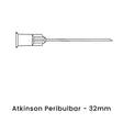 view of anodyne atkinson peribulbar 32mm