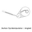 view of anodyne button tip manipulator angled