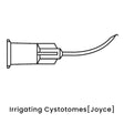 view of anodyne irrigating cystotomes joyce