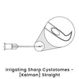 view of anodyne irrigating sharp cystotomes kelman straight