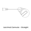 view of anodyne lacrimal cannula straight