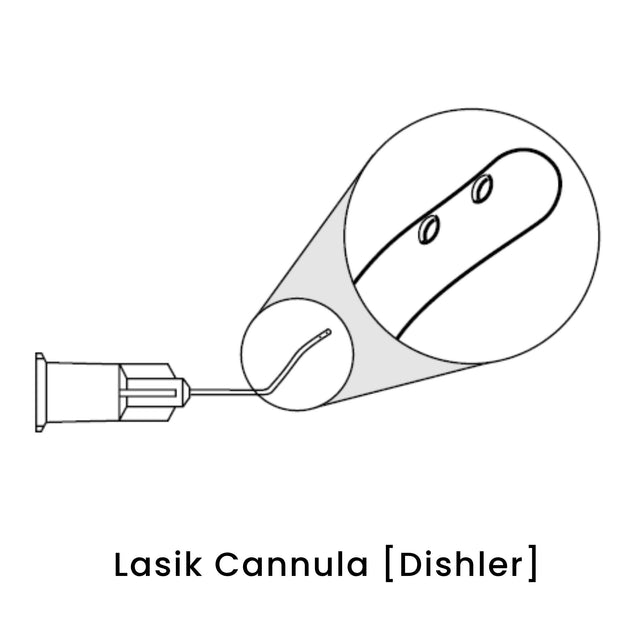 view of anodyne lasik cannula dishler