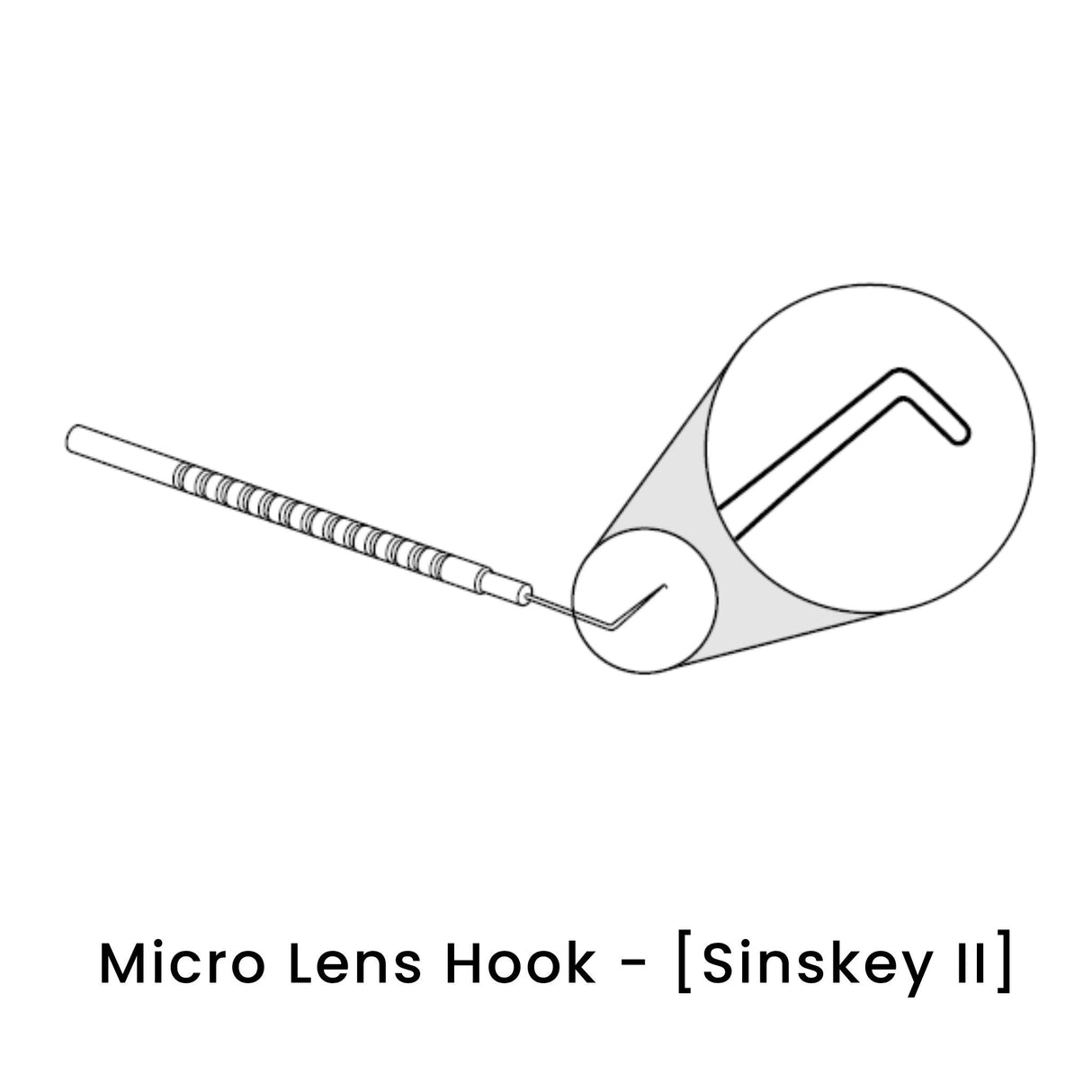 view of anodyne micro lens hook sinskey II