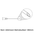view of anodyne non-atkinson retrobulbar 38mm