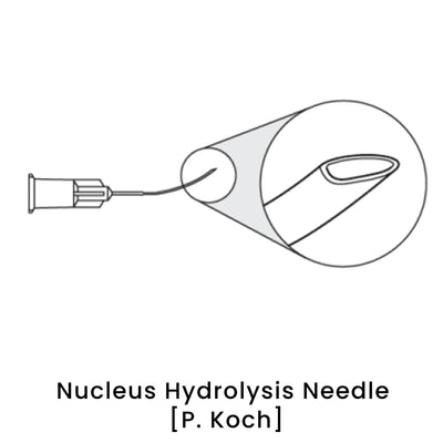 view of anodyne nucleus hydrolysis needle p koch