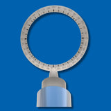 Close up of the Cionni mendez 90 degree ring with thornton handle.