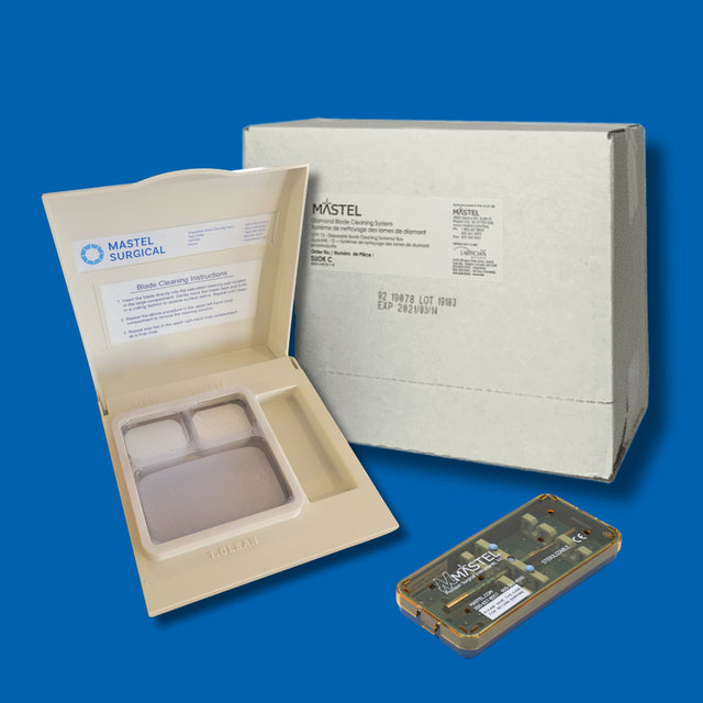 Diamond blade cleaning system