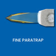 Fine Paratrap diamond knife with Titanium President handle for Paracentesis.