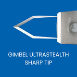 Gimbel UltraStealth Sharp style diamond knife with ultra low profile straight blade