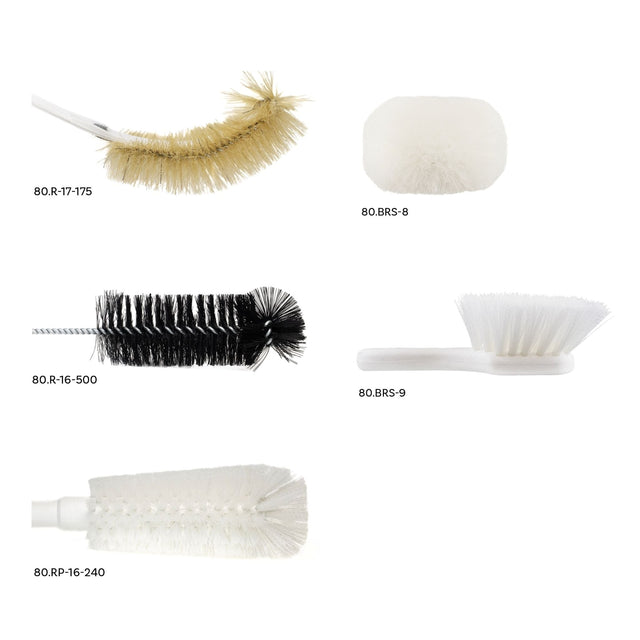 various receptable and sterilizer brushes