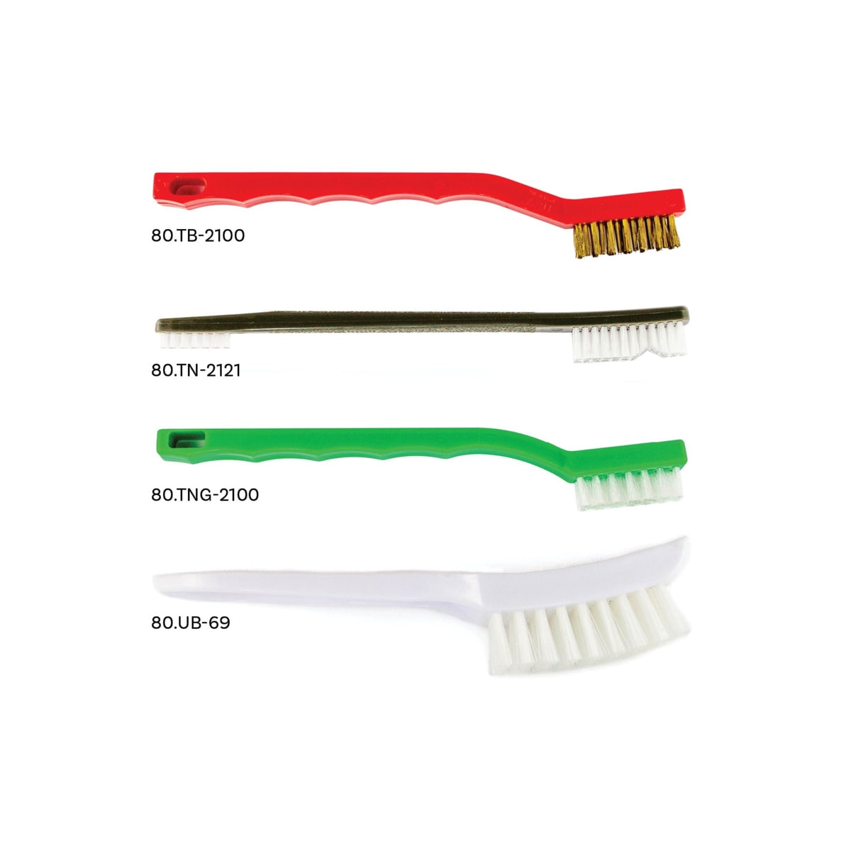 various general scrub brushes