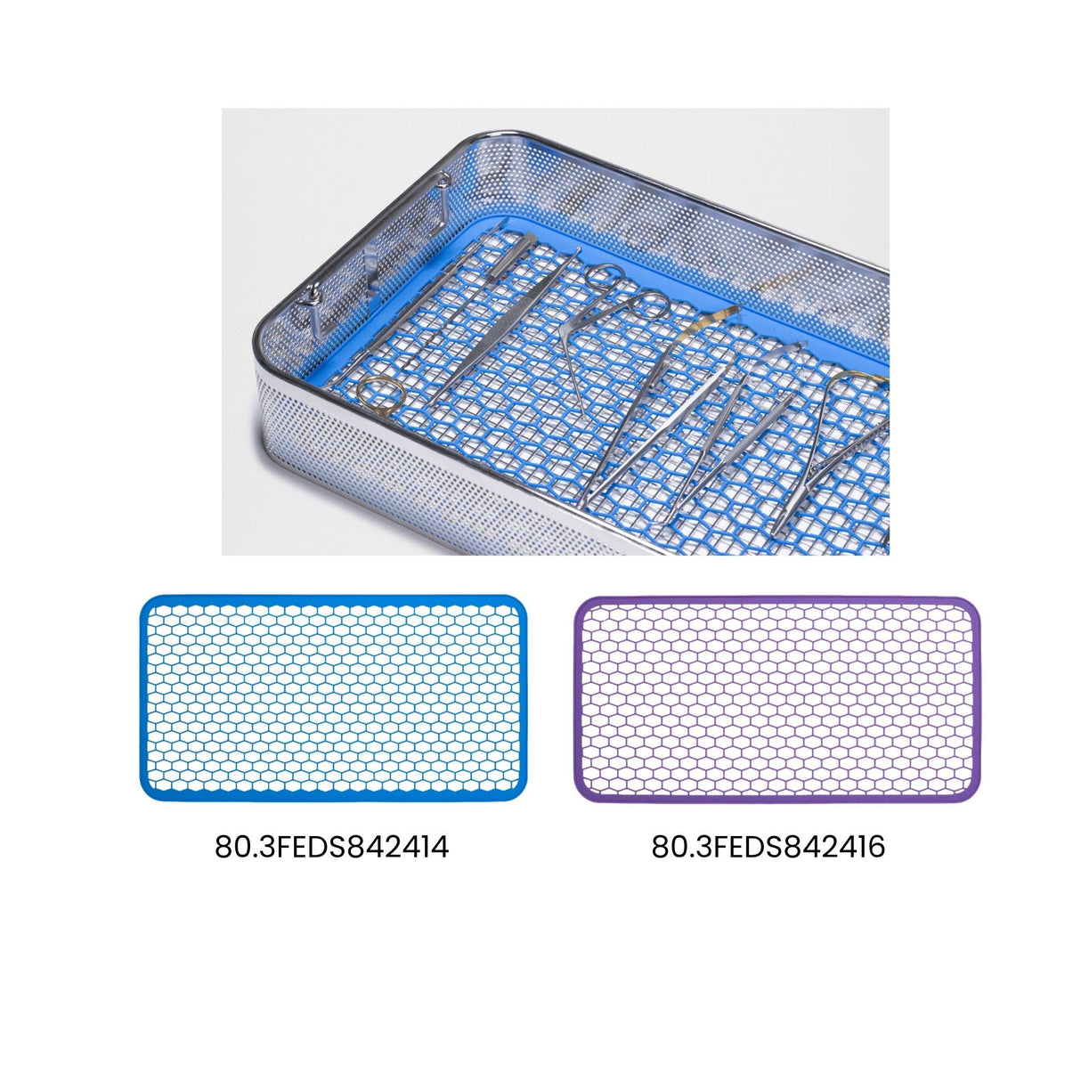 assorted silicone mesh mats