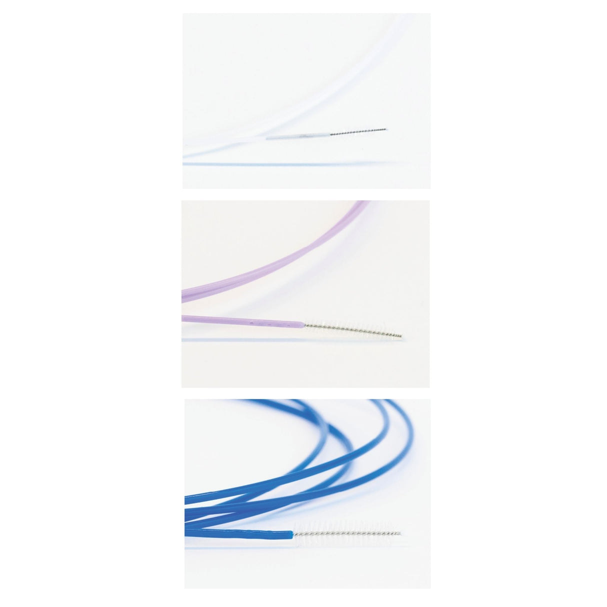 single ended endoscope channel cleaning brushes