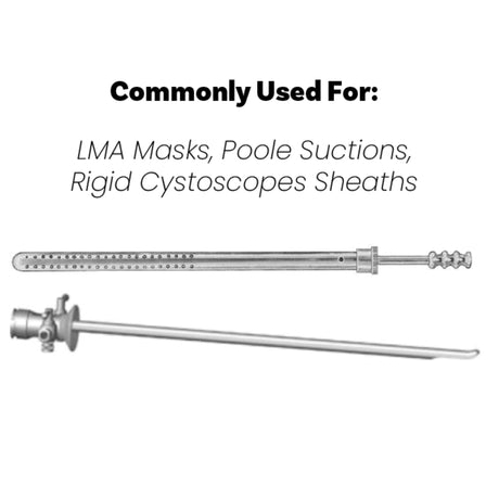 suggested use of rigid cannula brushes with fan end
