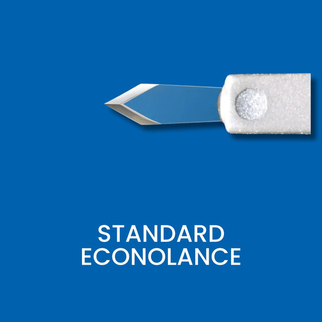 Standard econolance diamond knife with Titanium President handle for Paracentesis.