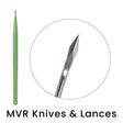 full body disposable micro vitreoretinal mvr knife with tip close up