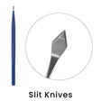 full body disposable slit knife with tip close up