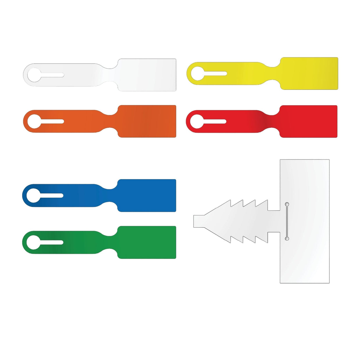 instrument tray labels that are single use